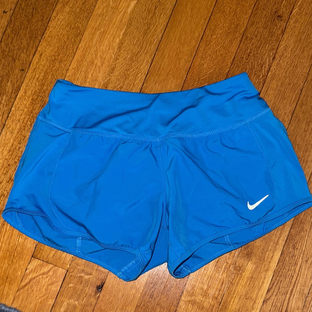 Nike Women's Vibrant Blue Athletic Shorts